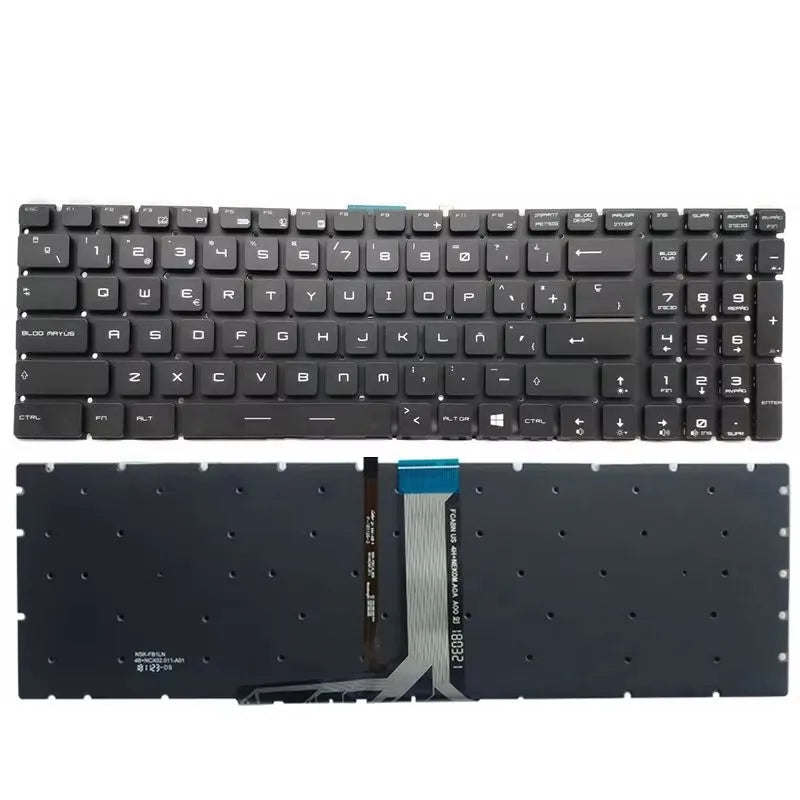 US/RU/SP/FR Laptop Keyboard For MSI GE62 GE63VR GE72 GE75 GS60 GS63/VR GS70 GS72 GS73 GS75 GT62/VR GT72 GT73/VR GT76 PE70 PE60