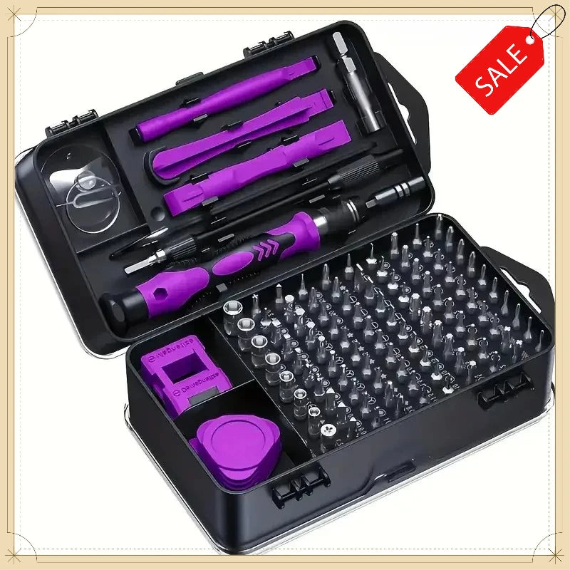 115Pcs Precision Screwdriver Set Mini Repair Tool Kit Torx Triwing Bits for Computer Macbook Men Gift