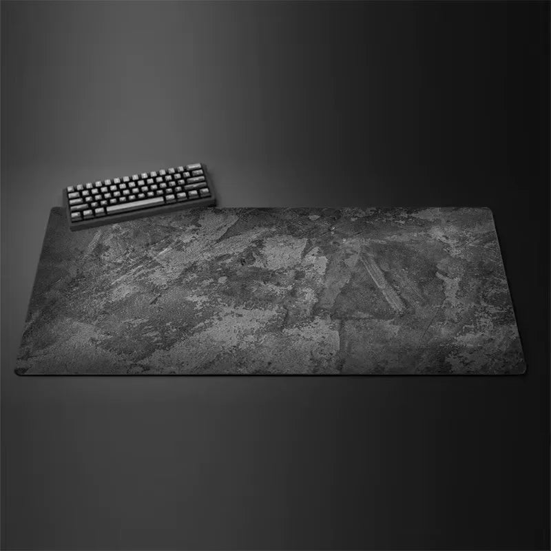 Gray Mouse Pad Large/Small Overlocked Mousepad NonSlip Desktop Keyboard Table Pad Gray Series Game Desk Mat Computer Accessories