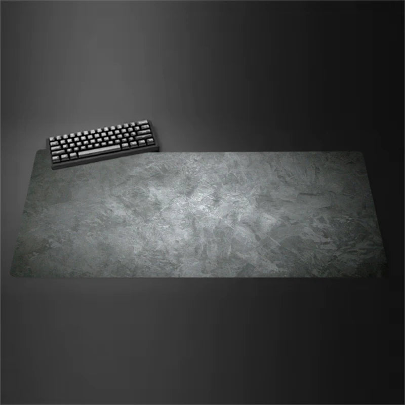 Gray Mouse Pad Large/Small Overlocked Mousepad NonSlip Desktop Keyboard Table Pad Gray Series Game Desk Mat Computer Accessories