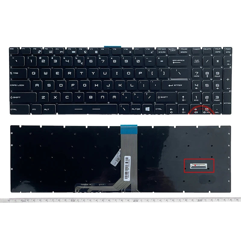 US/RU/SP/FR Laptop Keyboard For MSI GE62 GE63VR GE72 GE75 GS60 GS63/VR GS70 GS72 GS73 GS75 GT62/VR GT72 GT73/VR GT76 PE70 PE60