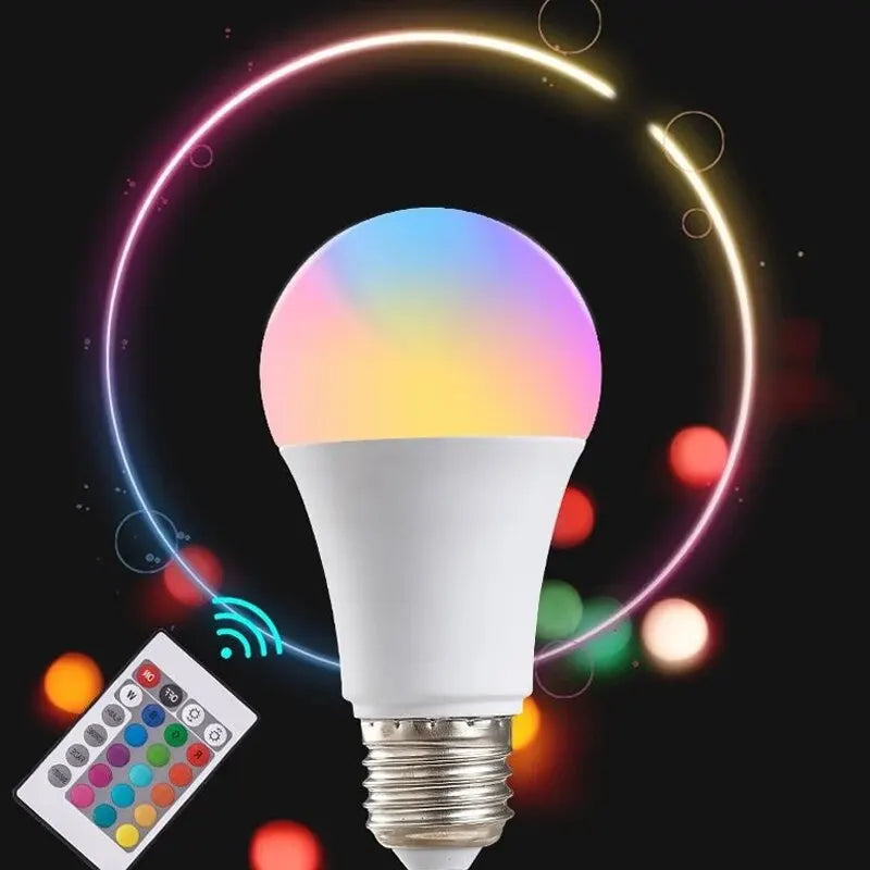 16 Colors RGB LED Bulb E27 – Dimmable Smart Atmosphere Lamp 220V