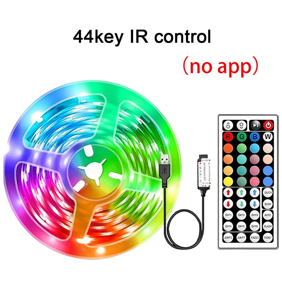 RGB LED Strip Lights 5m-30m – App Control Room & Bedroom Decor