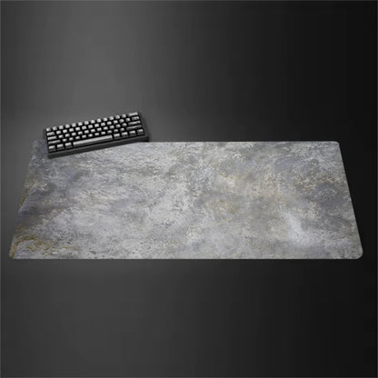 Gray Mouse Pad Large/Small Overlocked Mousepad NonSlip Desktop Keyboard Table Pad Gray Series Game Desk Mat Computer Accessories