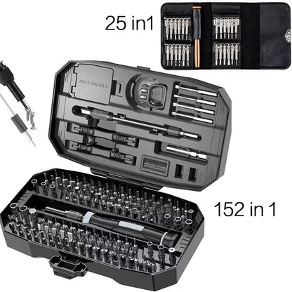 152-in-1 Precision Screwdriver Set – Computer Repair Tool Kit