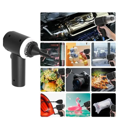 Wireless Car Vacuum Cleaner 9000Pa – Portable Mini Wet & Dry USB