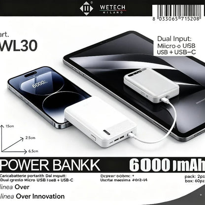 5000mAh External Power Bank MagSafe Wireless Charging, Built-in Cable USB-C PD Fast Charger Portable Battery for iPhone Samsung Smartphones