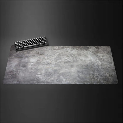Gray Mouse Pad Large/Small Overlocked Mousepad NonSlip Desktop Keyboard Table Pad Gray Series Game Desk Mat Computer Accessories