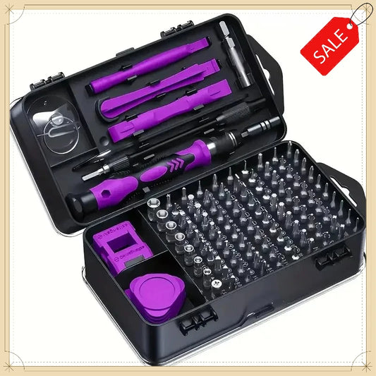 115Pcs Precision Screwdriver Set Mini Repair Tool Kit Torx Triwing Bits for Computer Macbook Men Gift