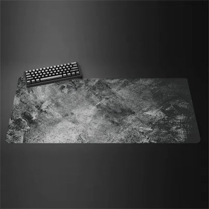 Gray Mouse Pad Large/Small Overlocked Mousepad NonSlip Desktop Keyboard Table Pad Gray Series Game Desk Mat Computer Accessories