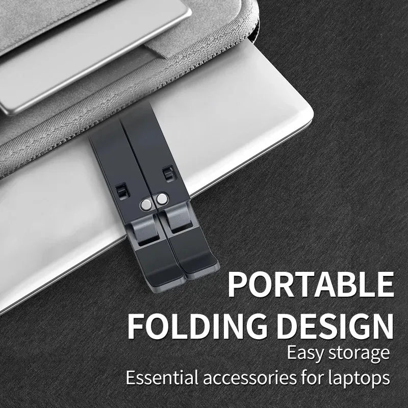 Foldable Laptop Stand – Adjustable Aluminum Alloy Notebook Holder
