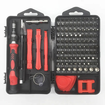 115Pcs Precision Screwdriver Set Mini Repair Tool Kit Torx Triwing Bits for Computer Macbook Men Gift