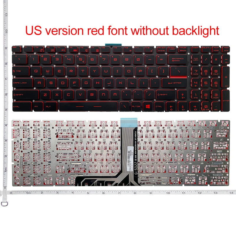 US/RU/SP/FR Laptop Keyboard For MSI GE62 GE63VR GE72 GE75 GS60 GS63/VR GS70 GS72 GS73 GS75 GT62/VR GT72 GT73/VR GT76 PE70 PE60