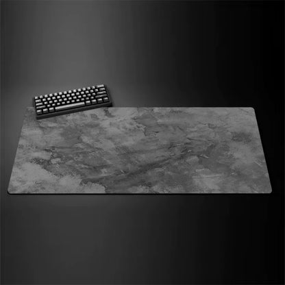 Gray Mouse Pad Large/Small Overlocked Mousepad NonSlip Desktop Keyboard Table Pad Gray Series Game Desk Mat Computer Accessories
