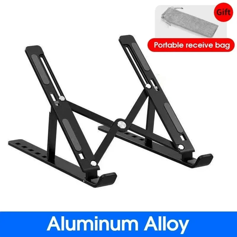 Foldable Laptop Stand – Adjustable Aluminum Alloy Notebook Holder