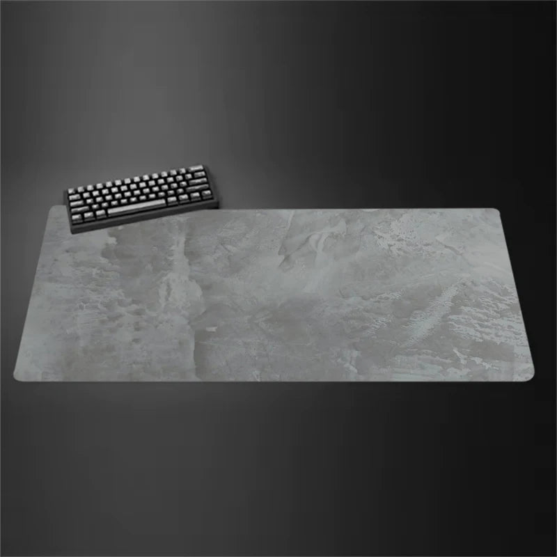 Gray Mouse Pad Large/Small Overlocked Mousepad NonSlip Desktop Keyboard Table Pad Gray Series Game Desk Mat Computer Accessories