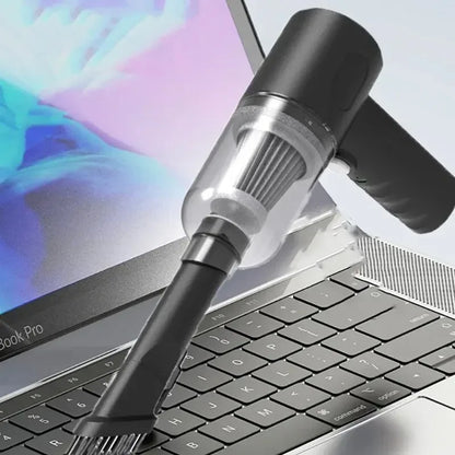 Wireless Car Vacuum Cleaner 9000Pa – Portable Mini Wet & Dry USB