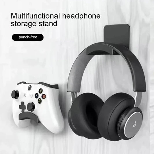 Universal Headphone Stand – Under Desk Wall Mount Headset Hanger