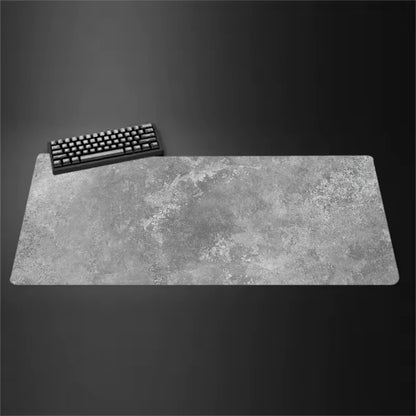 Gray Mouse Pad Large/Small Overlocked Mousepad NonSlip Desktop Keyboard Table Pad Gray Series Game Desk Mat Computer Accessories