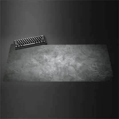 Gray Mouse Pad Large/Small Overlocked Mousepad NonSlip Desktop Keyboard Table Pad Gray Series Game Desk Mat Computer Accessories