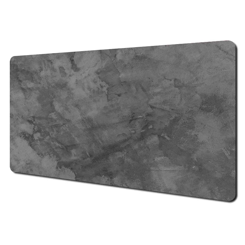 Gray Mouse Pad Large/Small Overlocked Mousepad NonSlip Desktop Keyboard Table Pad Gray Series Game Desk Mat Computer Accessories