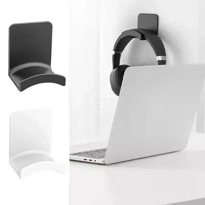 Universal Headphone Stand – Under Desk Wall Mount Headset Hanger